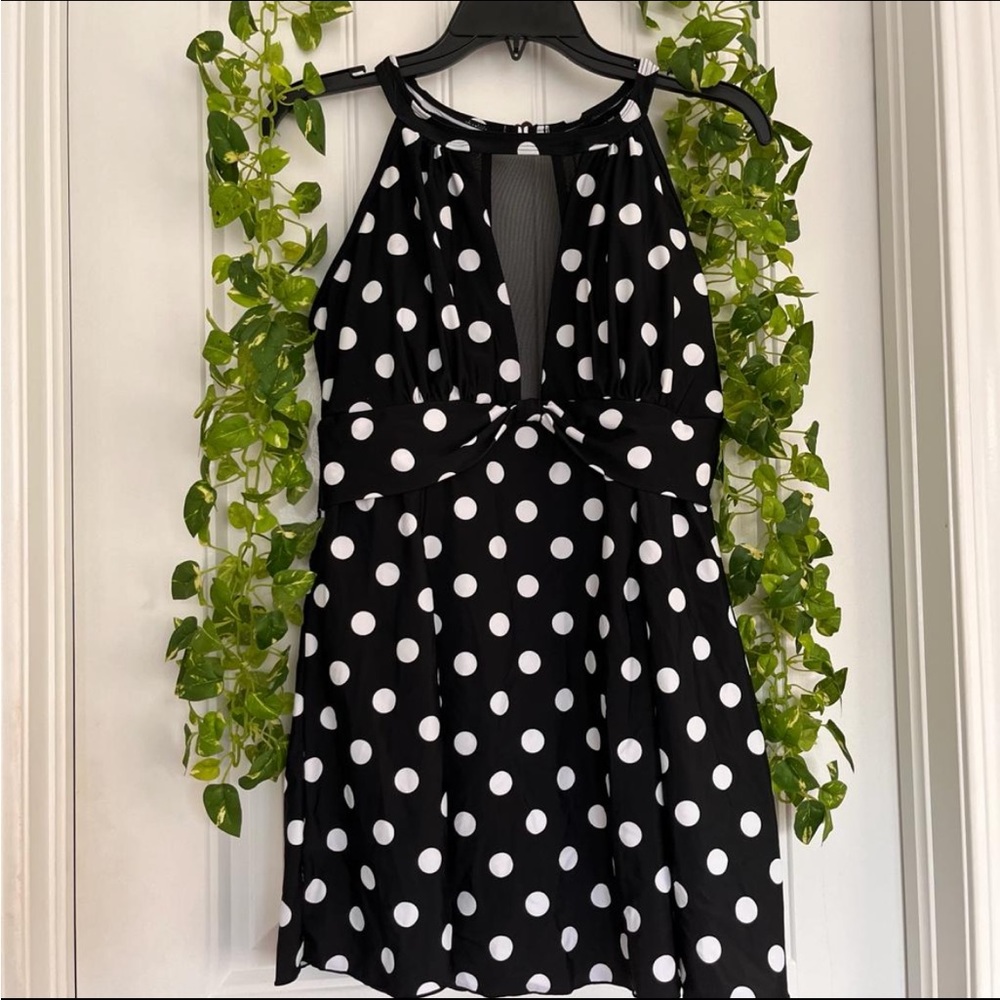 Polka Dot One Piece Swimsuit